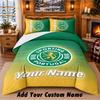 Sporting CP Pattern Bedding 3Pcs Set Custom Name, Bed Sheet And Pillowcases For Home Bedroom