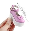 PU Leather Doll High Heel Shoes Princess Bowknot 1/3 Doll Shoes Bjd Shoes 60cm Doll Shoes  DIY Toy