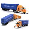 Baby Acc Store 1/65 Diecast Metal Container Truck Engineering Vehicle Model Education Kids Toy