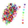 100Pcs Colored Split Pins Metal Paper Fasteners Round Brads Heart Brads Flower Brads Scrapbooking Brads for Paper Craft