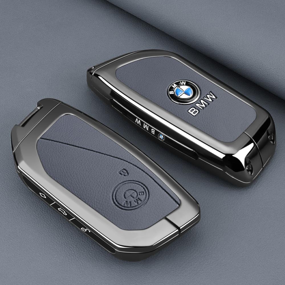 Styling Zinc Alloy Car Key Cover Case Holder For BMW 1 3 7 Series X1 X3 X5 X6 X7 F20 F15 F16 F48 G20 G30 G01 G02 G05 G11 G32 CZ9