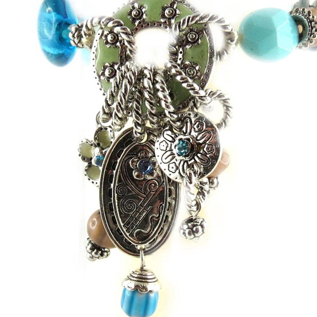 Les Trésors De Lily [E0460] — Синий дизайнерский браслет «Таласса»