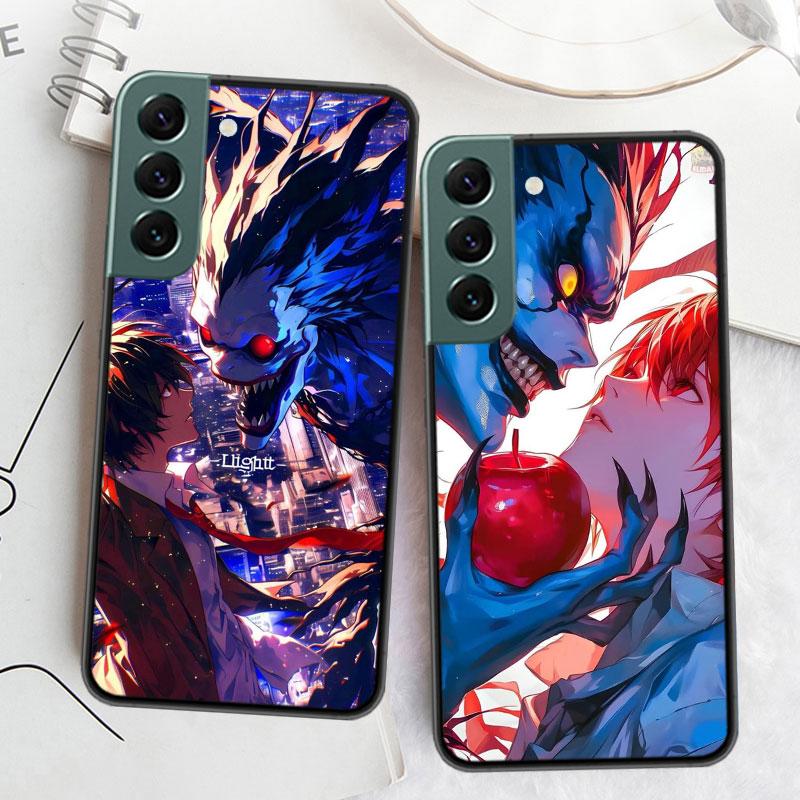 Чехол для телефона с аниме Deth Note Лайт Ягами для Samsung A14 A24 A34 A54 A03S A04S A13 A23 A33 A53 A73 A70 A50S A30 A40 A71 A51 A41 A31 A