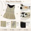Dog Skirt Spring And Summer New Model Dog Clothes Bichon Frise Pomeranian Pet Clothing Go Out Can Be Pulled Pleated Skirt
