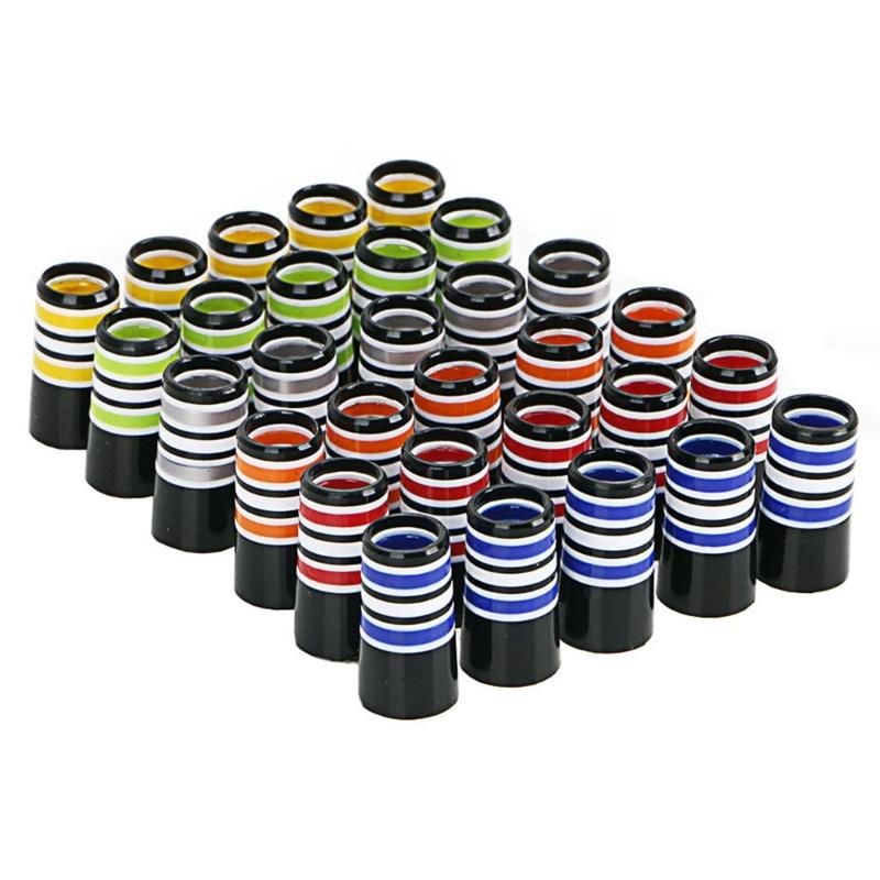 10Pcs MultiRing Golfs Iron Ferrules Striped Golfs Iron Ferrules Golfs Tapered Ferrules Golfs Accessory for Most Iron Shaft
