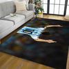 Argentina's Messi Celebrates Floor Rug Office Rug Design for Bedrooms Dormitory Decorate room Outdoor Anti-slip Rug Office home decor