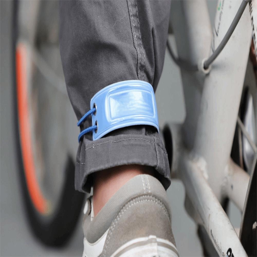 2Pcs Comfortable Reflective Armband Adjustable Reflective Strips Outdoor Hiking