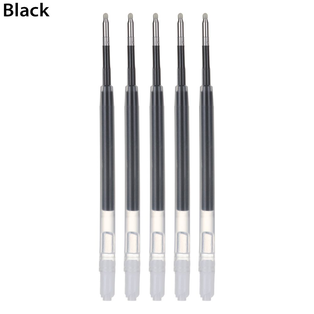 Шт./лот, новая сменная подпись, черный, синий чернильный пресс, вращающийся стержень для гелевой ручки, средний наконечник