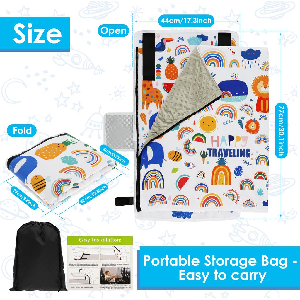 Детская надувная кровать для самолета, удлинитель сиденья для самолета для детей, дорожная кровать, детские дорожные принадлежности для самолета для малышей, портативная кровать для самолета для младенцев