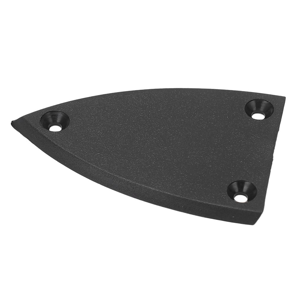 Треугольная крышка анкерного стержня с 3 отверстиями, пластиковая для бас-акустической электрогитары, запасные части, черная