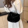 Winter Plush Evening Crossbody Bag: High-Quality Women's Handbag & Versatile Shoulder Bag
