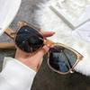 Винтажные квадратные солнцезащитные очки Женские Мужские Роскошный бренд Оверсайз Круглые Солнцезащитные очки Женские Маленькие Очки для Мужчин Женщин