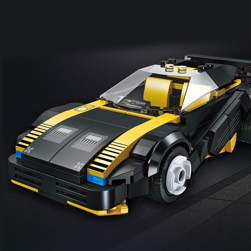 MOC Игрушки Скоростные Гонки Спортивные Технические Креативные Автомобиль Автомобиль Транспортное средство Город Строительные Блоки TURBO-R Идеи
