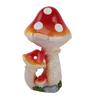 Resin Mushroom Decor 3 Mushrooms Design Exquisite Decorative Durable Versatile Outdoor Garden Decor