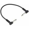 Kikutani TECH Patch Cable, 30cm (L/L), 5mm Diameter, P-30, Black
