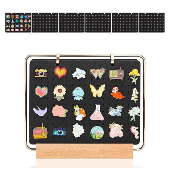 Pin Organizer Collection Brooch Pin Holder Display Storage Calendar 6 Pages