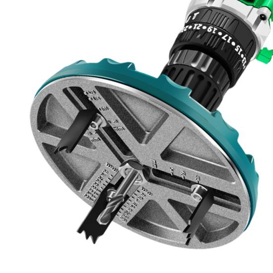 1/2Pcs Round Hole Saw Tools Safe To Use Wide Application 3-Teeth 45-130mm Adjustable Hole Opener Tools for Woodworking