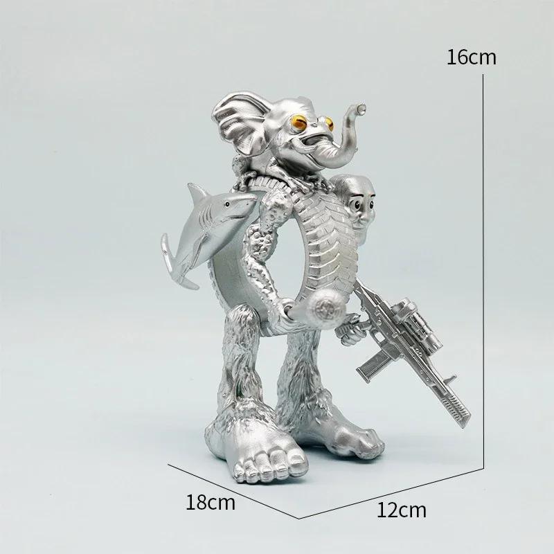 Итальянские фигурки Brainrot Monster Fusion Edition, игрушки Тунг Тунг Тунг Сахур Тралалеро Тралала, аниме, экшн-фигурка, орнамент, игрушка в подарок