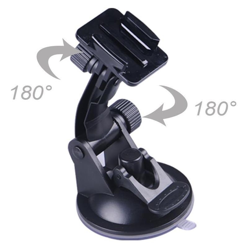 Автомобильный держатель с присоской для GoPro Hero 12 11 10 9 8 7 6 5 4 SJCAM AKASO Insta360 X2 X3 DJI Osmo аксессуары для экшн-камер
