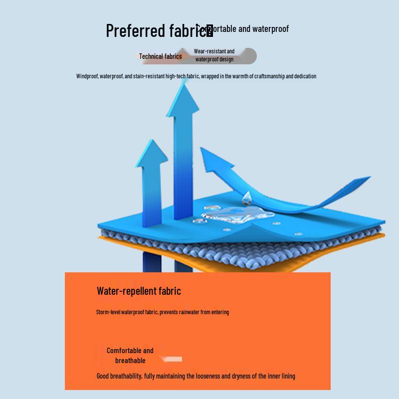 Светоотражающее зимнее дождевик для дорожной службы - Толстая подкладка для защиты от холода