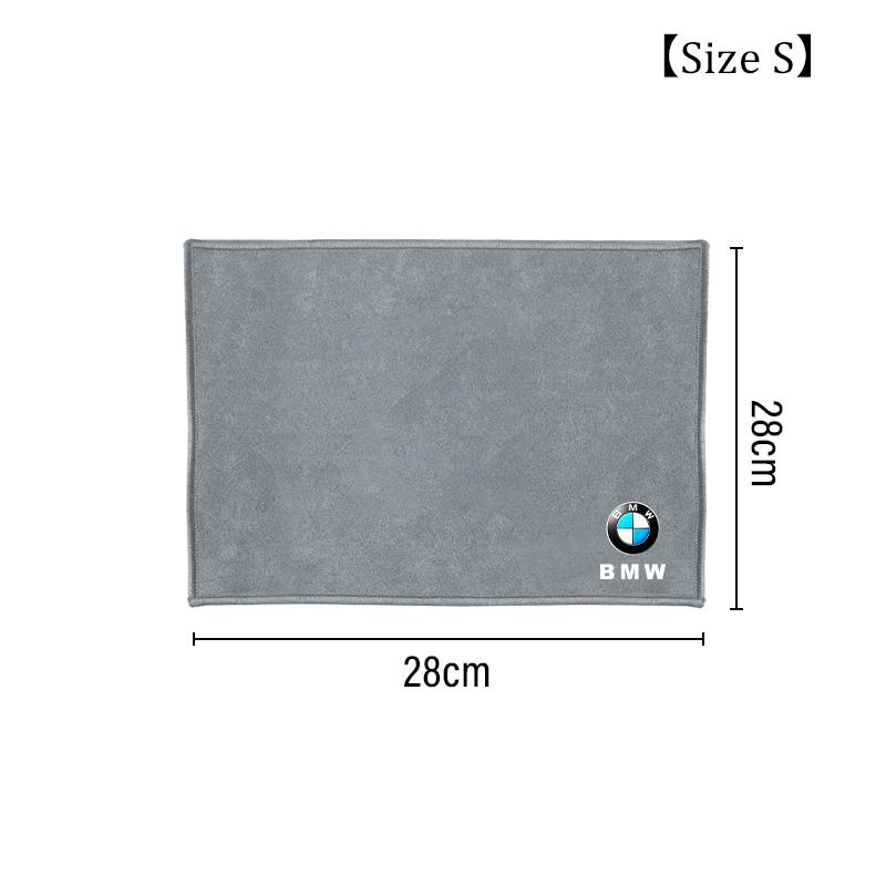 BBKD8 Suede Coral Fleece Car Wash Towel For BMW M3 M4 M5 X1 X3 Auto Detailing Drying Rag F93 F97 G30 G20 G05 G06 Tuning Accessories