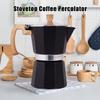 Кофеварка Moka Pot Espresso, простая в очистке, кофеварка для плиты, алюминиевый итальянский дизайн, кубинская кофеварка для насыщенного вкуса