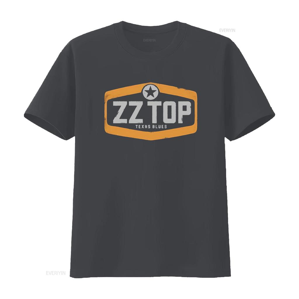 Cotton T Shirt ZZ Top Texas Blues True Texans Billy Gibbons Dusty Hill Print vintage Washed Unisex Casual designer clothes