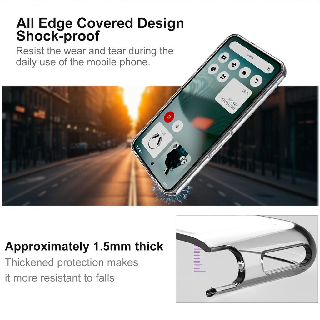 Для телефона Nothing Phone 3 5G Чехол для телефона IMAK Мягкий тонкий чехол Серия UX-10