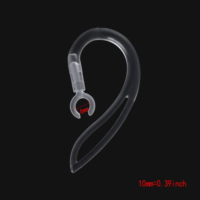 6 мм Bluetooth наушники прозрачный мягкий силиконовый ушной крючок петля клип гарнитура