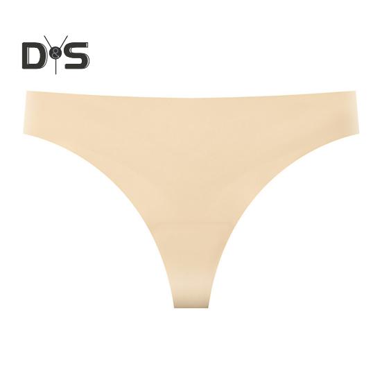 Women's Cotton Thong Soft Breathable Seamless Panties Ladies Sexy Low-rise Briefs Stretchy Bikini Underwear