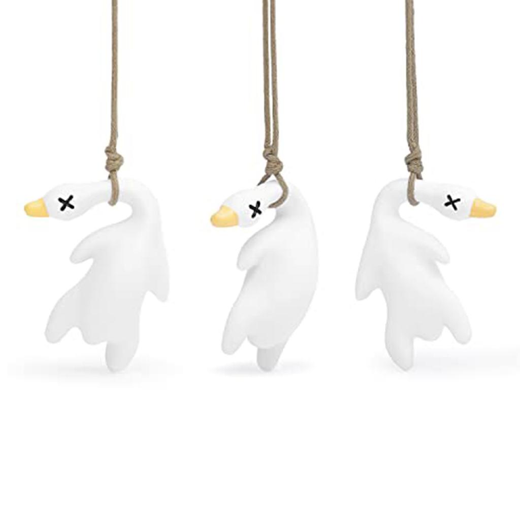 Car Roast Ducks Car Rearview Mirror Pendant Car Interior Decoration Small Roast Ducks Car Pendant