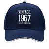 MAKEFGE Vintage  Distressed  Adjustable Unisex Hat with Retro Lettering Lightweight for Outdoo Sandwich Baseball Cap