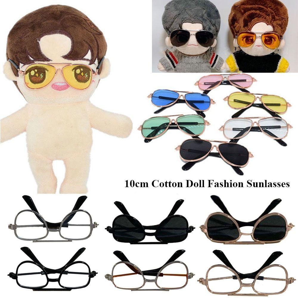 Accessories Mini Plush Doll Plush Doll Eyeglasses Glasses Clothes Cute Heart Frame For 10cm Dolls