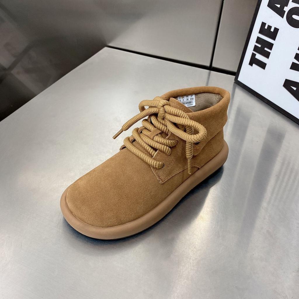 Женские ботинки Мартин в британском стиле, ретро, матовые, короткие ботинки, осень-зима, новые, бархатные, на плоской подошве, короткие повседневные ботинки, ботинки-локомотивы