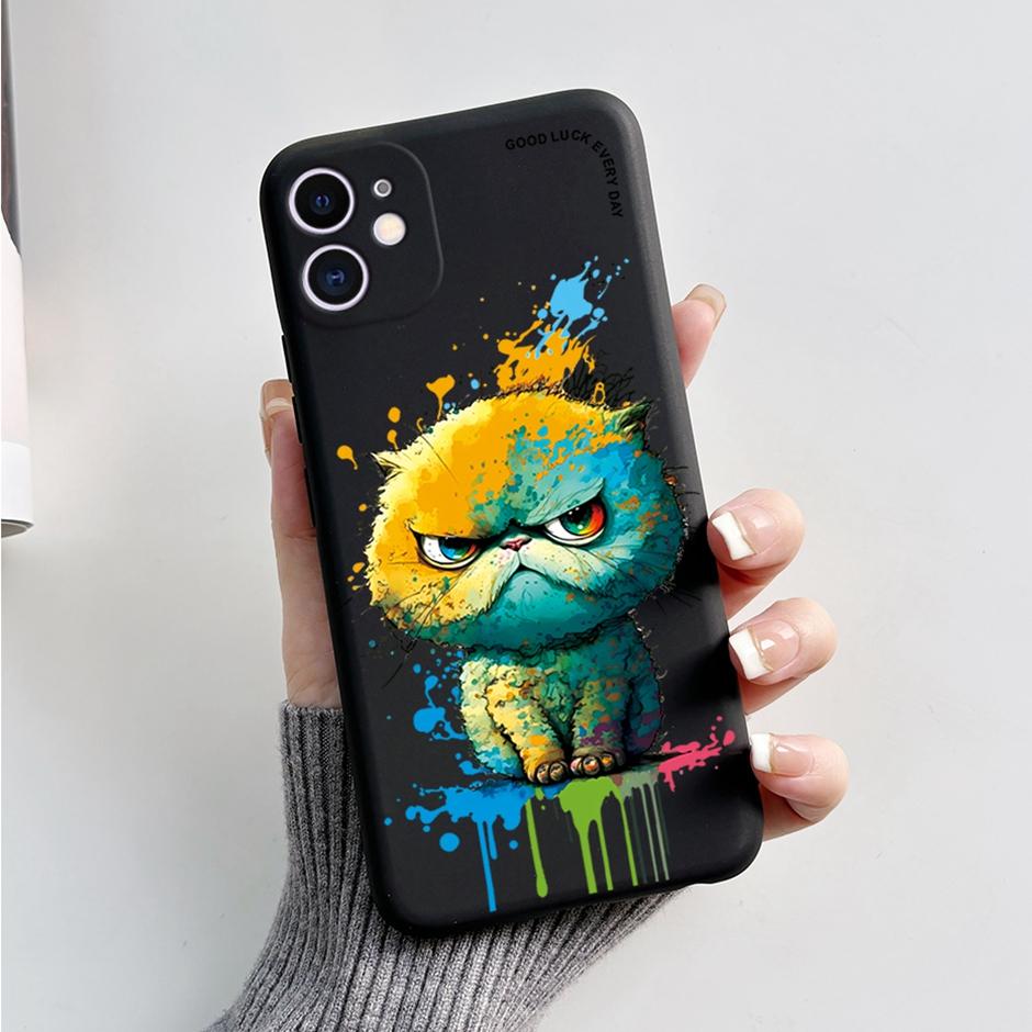 Cartoon Case For iPhone 12 Mini Mobilie Phone Soft Silicone Protective Covers For iPhone 12Mini Shockproof Fashion item Housings