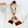 Ladies' Versatile Trendy Simulation Silk Long Strip Print New Binding Bag Travel Sunscreen Party Beach Scarf