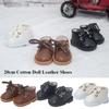 Fashion Clothes Accessories 3 Colors Doll Leather Shoes DIY Doll Boots  20cm Cotton Doll/1/12 Dolls