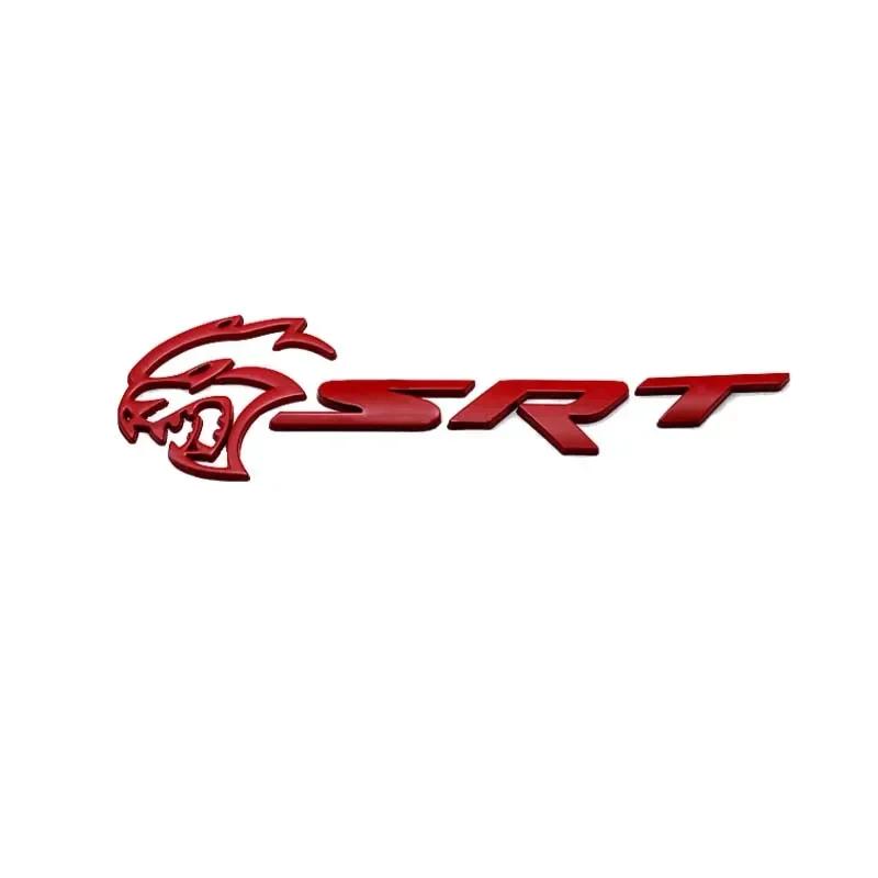 Metal Car Trunk Sticker for Dodge SRT Logo Charger Challenger Jcuv Caliber Durango Auto Rear Side Body Emblem Decoration U1111