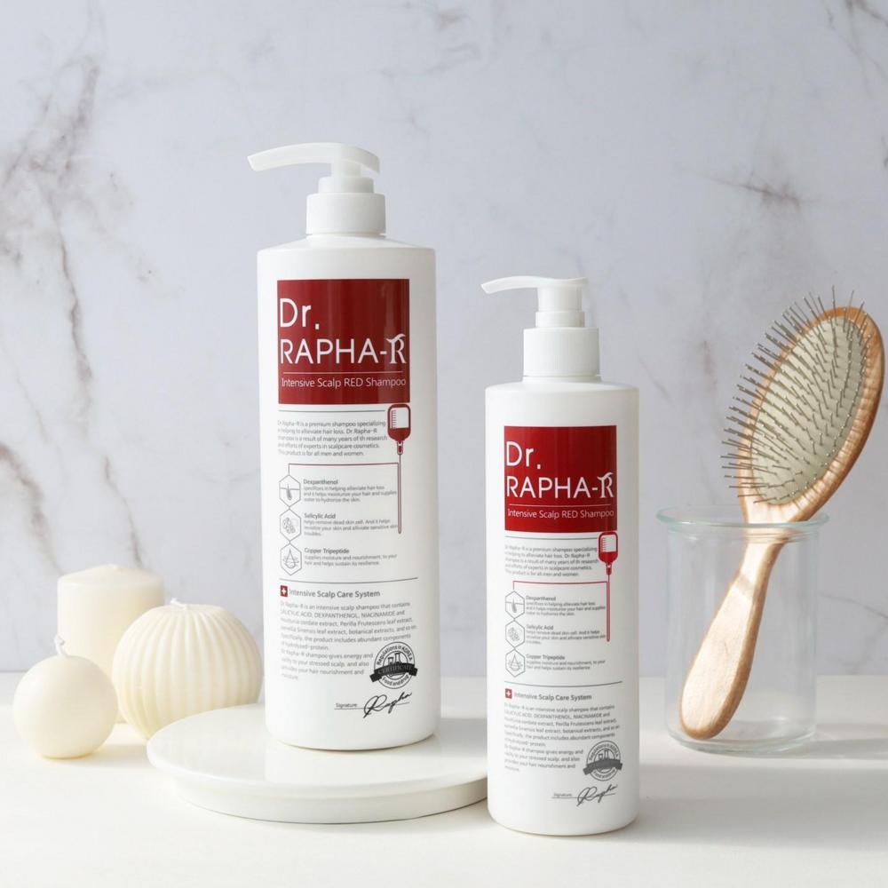 Доктор. Шампунь Raphael Dandruff Scalp Care Hair Loss с цветочно-мускусным ароматом, 1 л, 1 шт.