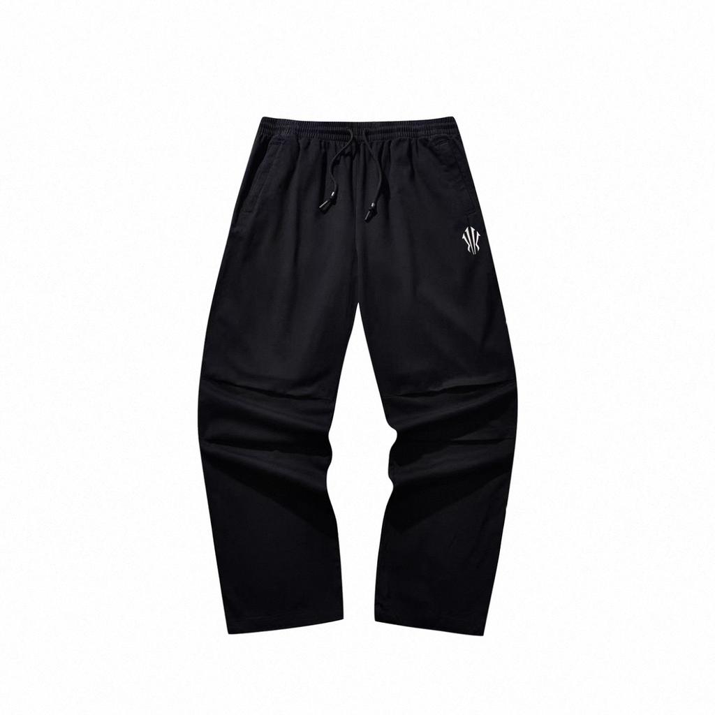 Anta Kyrie Irving Basketball Series Casual American Style Straight Leg Sports Pants Unisex Bottoms Black 172541505-1