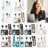 ID Badge Holder with Lanyard Teacher Lanyard with Vertical Badge Reel And