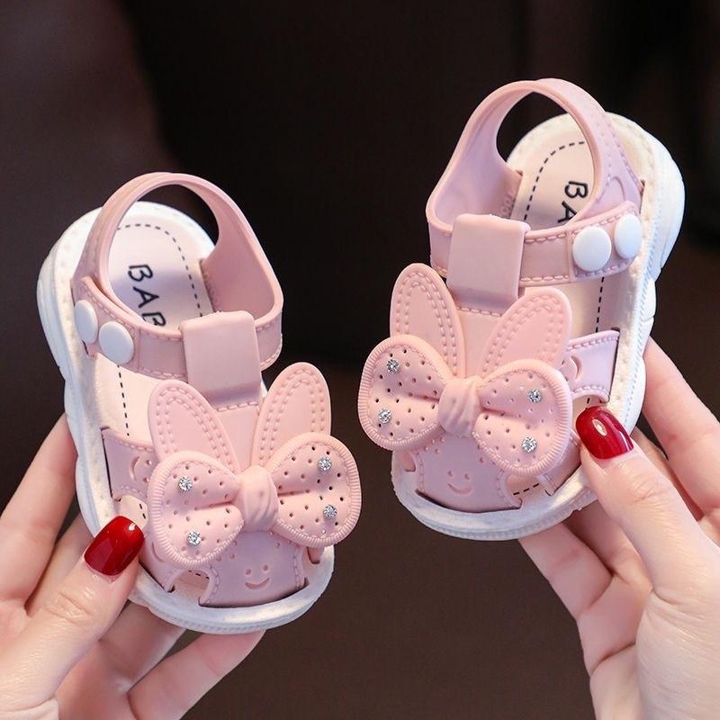 Princess Girls Summer Sandals With Pvc Material And Nonslip Sole For Toddler Kids