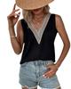 Женская летняя рубашка-жилет из шифона с V-образным вырезом без рукавов 2023 года