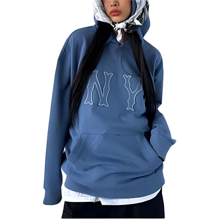 MLB Свитшот New York Yankees Унисекс Индиго 3AHDB3044-50INP