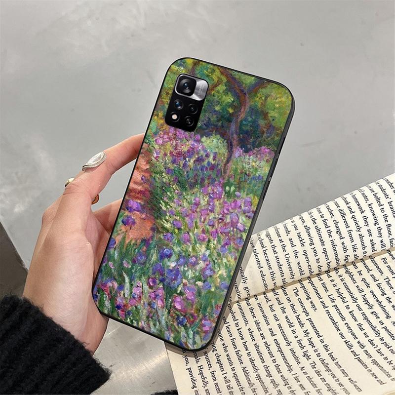 Claude Monet Garden Phone Case For Xiaomi Redmi note 13 12 Pro 11S 11 10 Pro 10S 12S Redmi 13 14C 10 13C