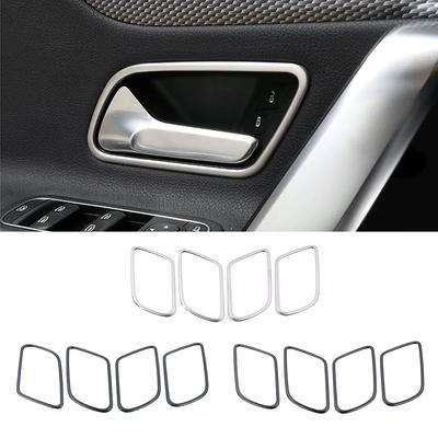 Для Mercedes Benz A CLA Class W177 V177 C118 W118 2020 2024 2024 Внутренняя дверная ручка рамка кольцо отделка наклейка из нержавеющей стали