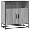 VidaXL Buffet sonoma gris 68x35x76 cm bois d'ingénierie, armoire de rangement, meuble d'entrée, meuble d'appoint, meuble de 849002