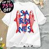 Стильные футболки Streetwear Футболка с принтом "Сардины" Модная футболка с рыбой Повседневная хлопковая футболка с коротким рукавом Футболка Streetwear с круглым вырезом