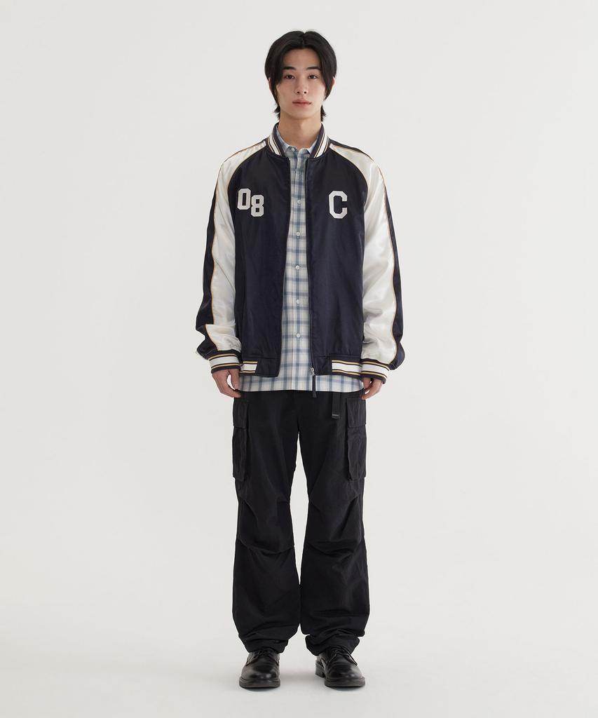 Covernat College Souvenir Sukajan Dark Navy