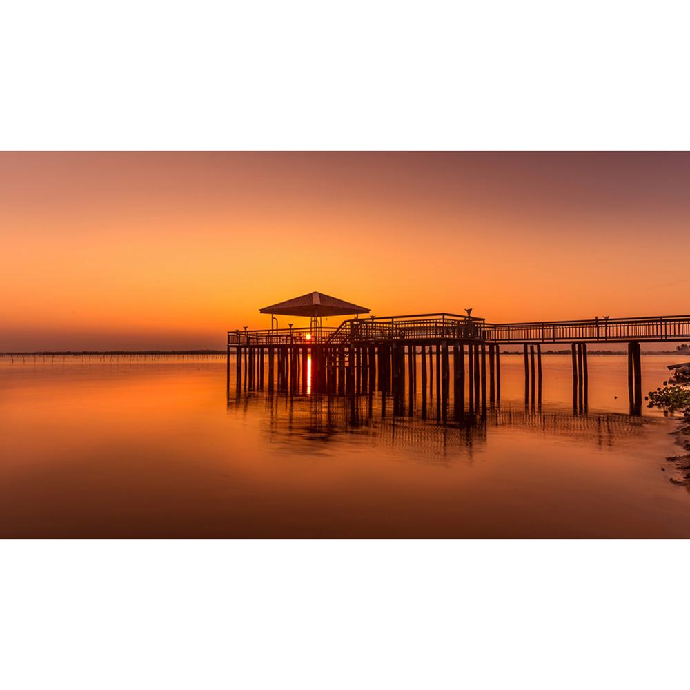 5D алмазная живопись закат пейзаж Diy круглая вода алмазная вышивка пляжная мозаика узор полный дизайн украшения дома